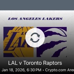 Lakers Vs Raptors | Sun Jan 18