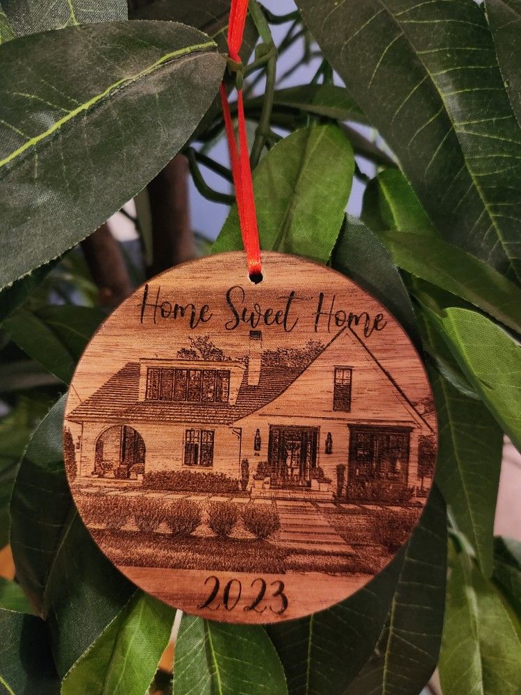 Custom Wood Christmas Ornaments Holiday Decor