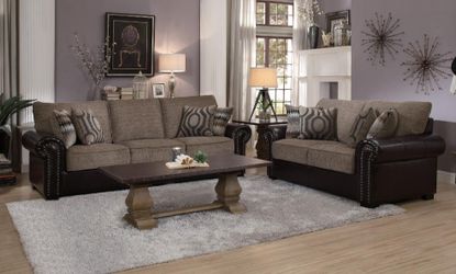 SOFA AND LOVESEAT ! NEW IN BOX! AD ENDS JUNE 10 SO HURRY