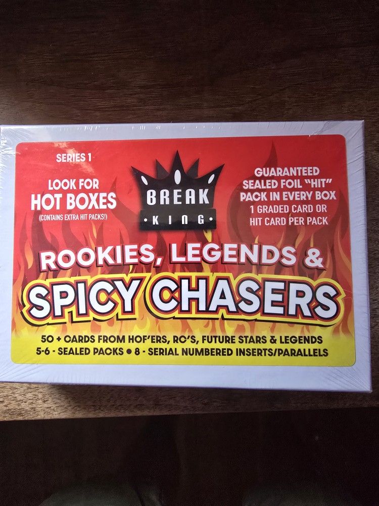 BREAK KING "ROOKIES, LEGENDS & SPICY CHASERS!" SERIES 1