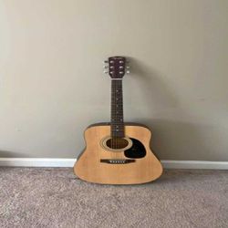 common yet Vintage Wooden Guitar – Timeless Craft with Full Tone