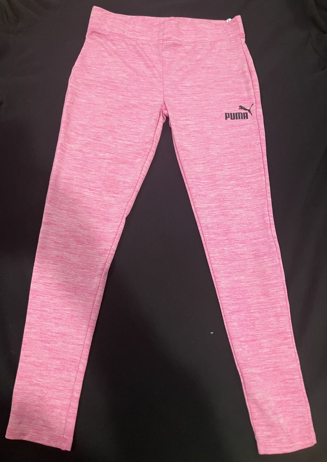 Girls Puma Pink Leggings