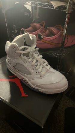 Jordan 5 white metallic 11.5