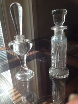 Antique perfume bottles