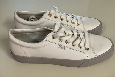 Keds white sneakers,  women’s size 9 1/2