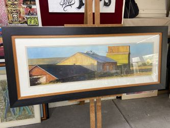 Farmhouse Wall Art Framed Large