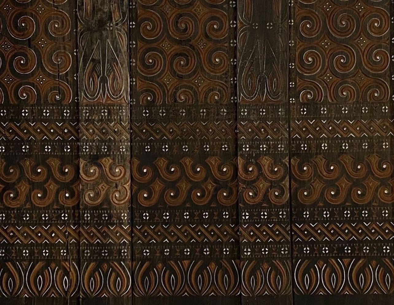 Antique Wood Panel From Toraja Indonesia