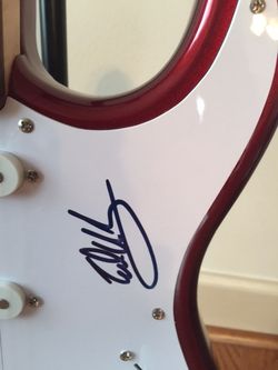 Eddie Van Halen signed Fender Guitar