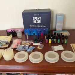 Epoxy kit + Heat Gun, Molds, & Accessories 