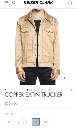Coper Satin Jacket By Keiser Clark