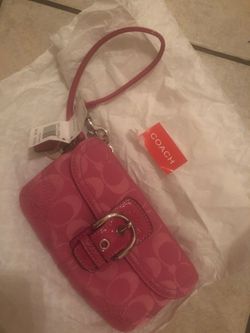 Brand new Coach wristlet