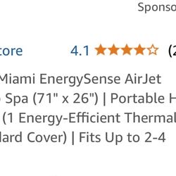 Saluspa Miami Energy Sense Air jets  Inflatable Hot Tub Spa