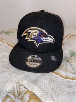 Men's New Era Black Baltimore Ravens 9FIFTY Snapback Hat
