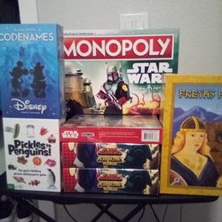 7 BRAND NEW BOARD GAMES