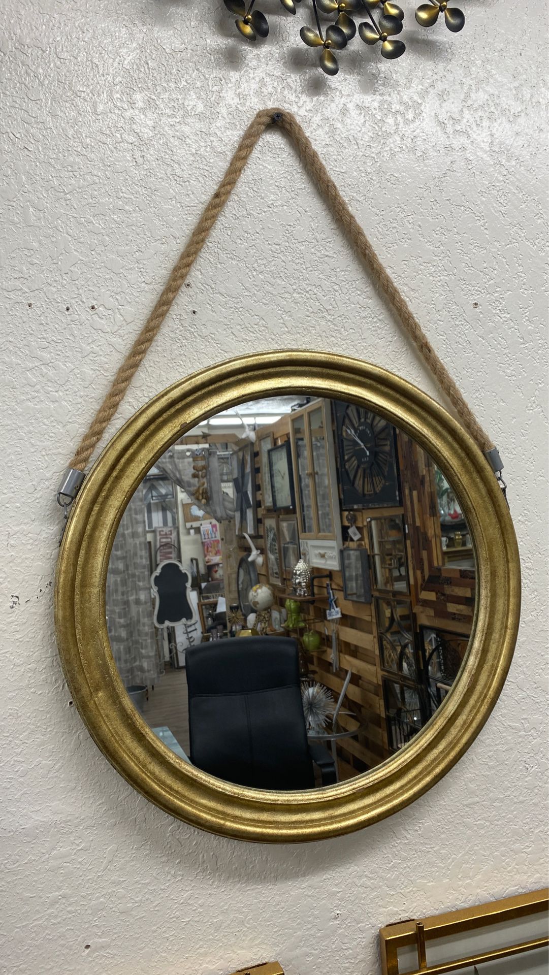 Gold frame wall hanging