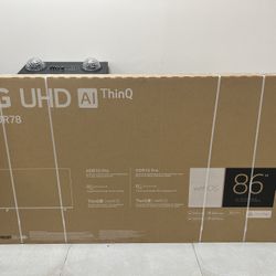 LG 86UR78 4K TV 86”! Finance For $50 Down Payment!!