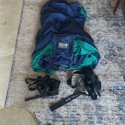 Eno DoubleNest Hammock and Atlas Hammock Straps