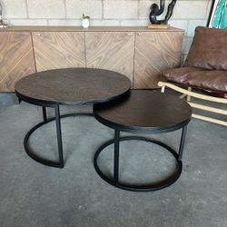 Set Of 2 Nesting Tables ( Can Deliver For $10 )