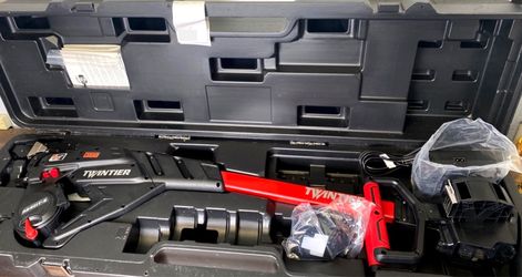 MAX TwinTier RB401T-E Stand Up Rebar Tying Tool Kit + Battery 5 Ah Charger Case