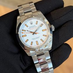 Rolex Milgauss 116400 Box Papers Buy Sale Trade 10k 14k 18k 24k Scrap Platinum Silver Gold  