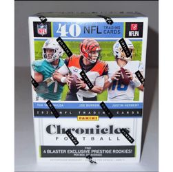 2020 Panini Chronicles Football Blaster Box Brand New & Factory Sealed NFL Cards Burrow Tua Hurts Auto RC ? 