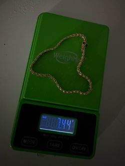 14k triple solid rope bracelet