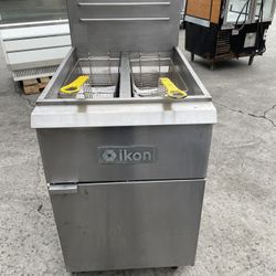 Used Split Tank Deep Fryer 