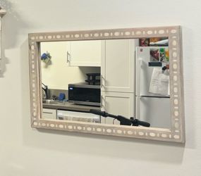 Mirror Real Ivory And Bone Design By Jamie Young