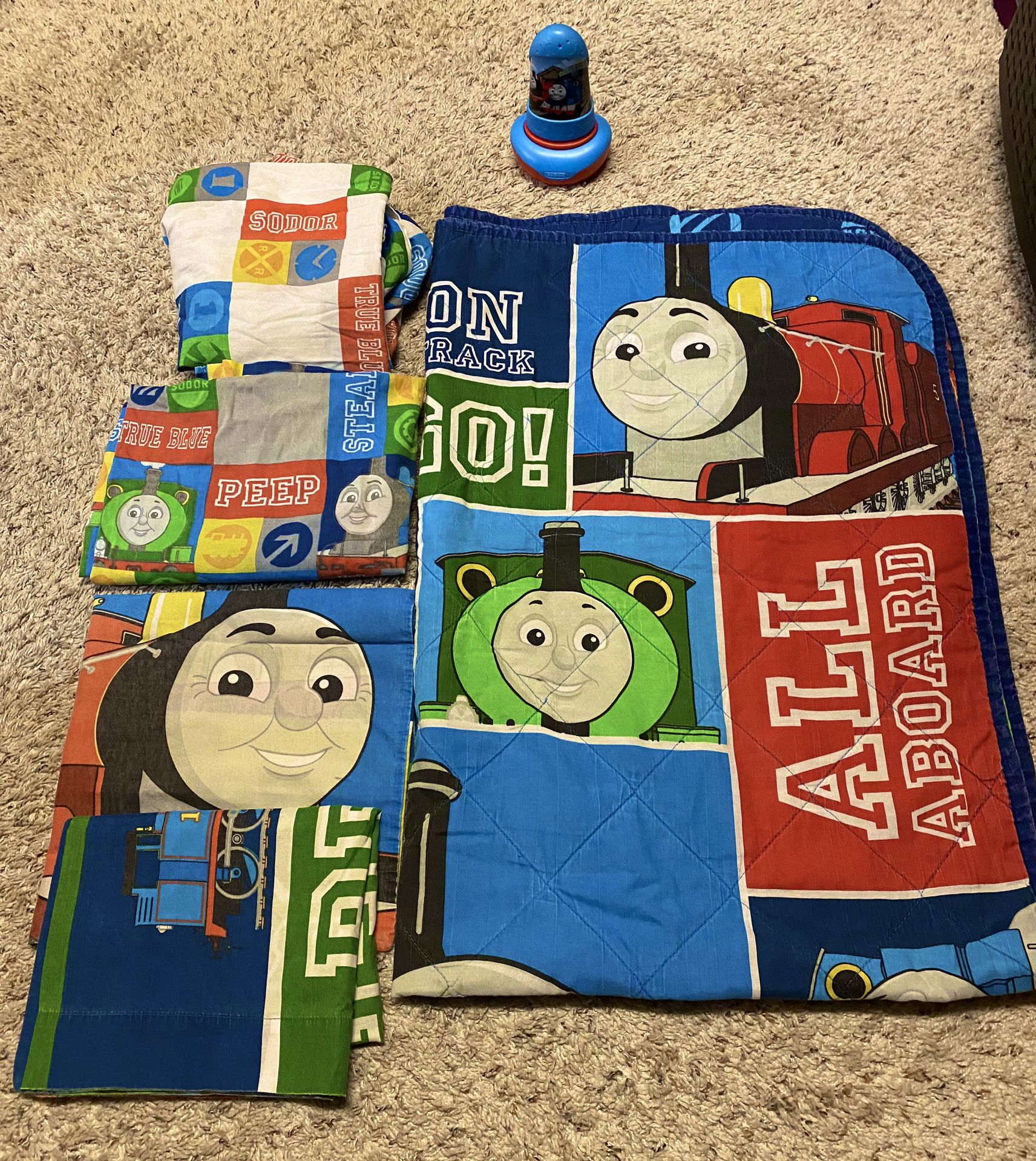 Thomas Train Toddler Bed Set $20