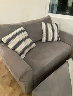 Sofa loveseat with ottoman (couch)