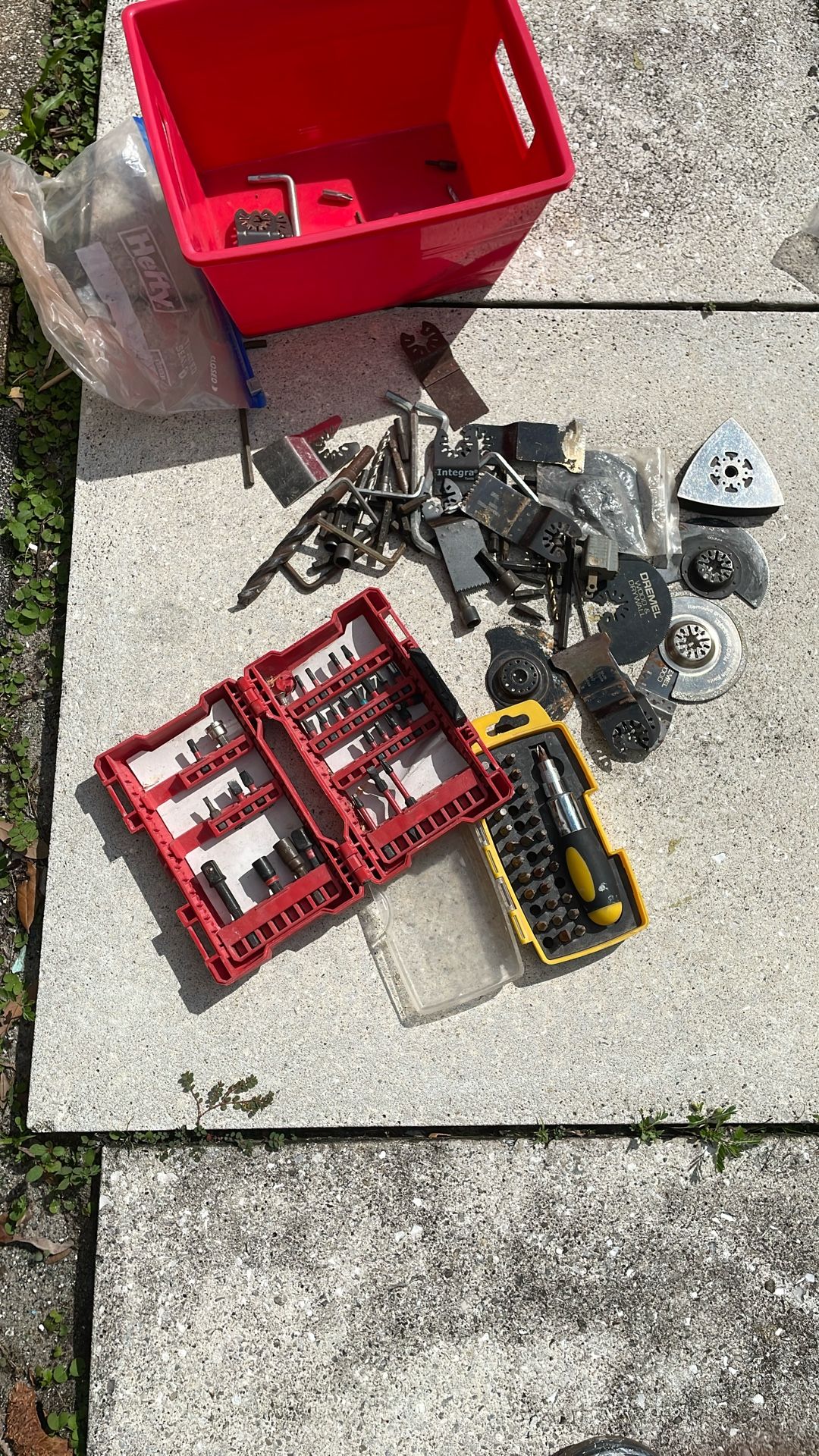 Assorted drill bits ($10 for all)