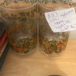 2pc Libby Spice Of Life Glasses 