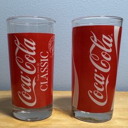 Pair of Coca-Cola glasses