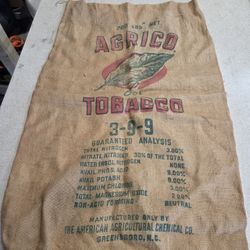 Agrico" brand fertilizer specifically formulated for tobacco plants,