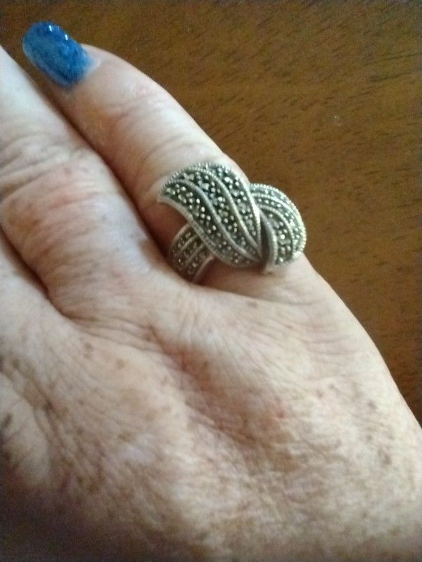 Sterling Silver Marcasite Ring