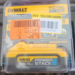 dewalt 20v 5ah powerstack battery