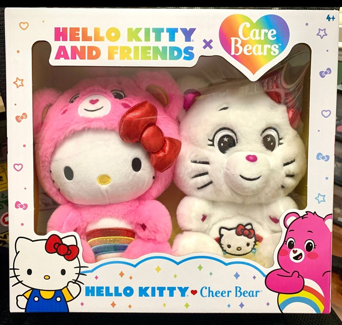 Hello Kitty x Care Bears collectible plush