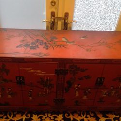 Antique Asian Wood Dresser