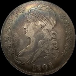 1808 USA Capped Bust Half Dollar 