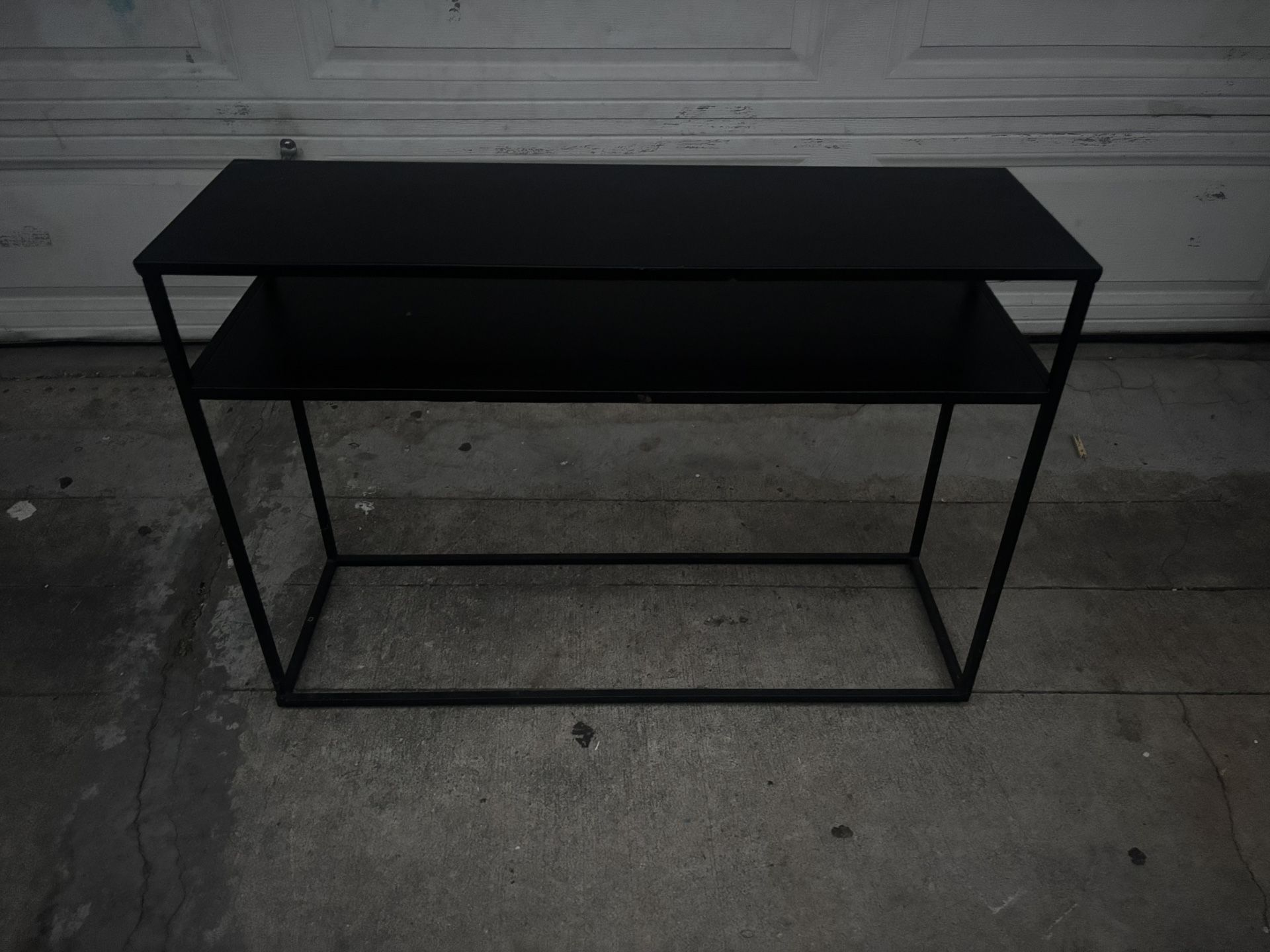 Metal console table