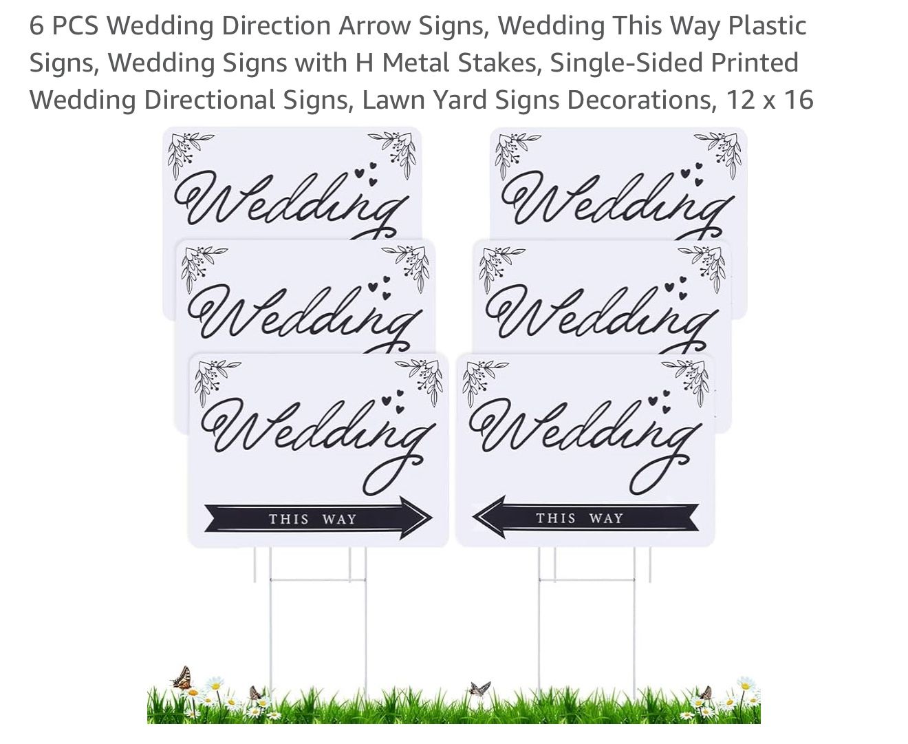 Wedding Signs