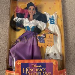 Vintage Disney The Hunch Back of Notre Dame Esmeralda Doll