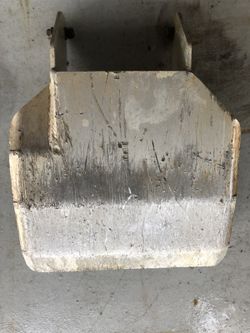 Yamaha warrior rear arm skid plate guard aluminum