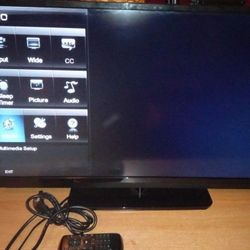 32" Vizio 720p HD LED-LCD TV With Power Cord, HDMI Cable And Remote Control