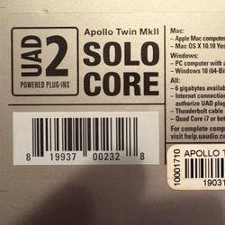 Apollo Twin Mkll Solo Core 