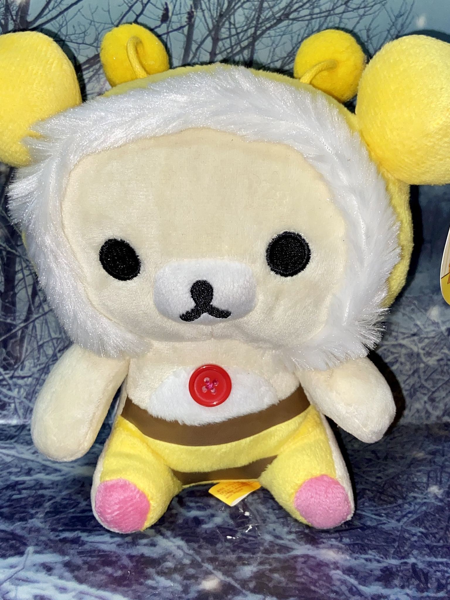 New Rilakkuma Honey costume 7” plush doll, San-x rilakkuma