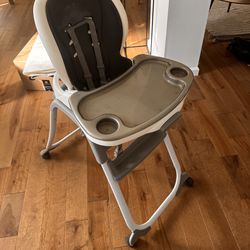 Toddler High Chair with Harness – Priced to Sell