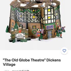 Dickens Village  “ The Old Globe Theater”