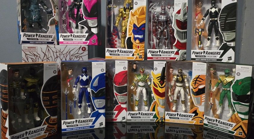 Bundle Of 12 Power Rangers Lightning Collection Action Figures