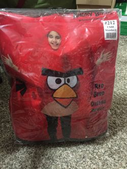 Angry birds kids Halloween costume one size fits al